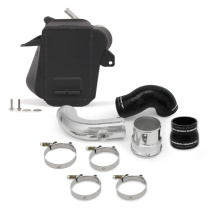 Ford 6.7L Powerstroke Intercooler 2017+ Micro-Wrinkle Svart Mishimoto